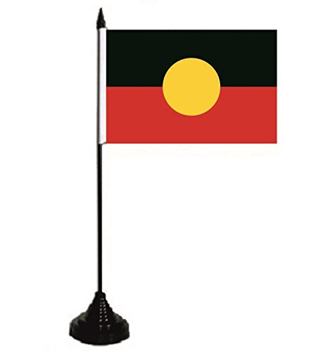 U24 Tischflagge Aborigines Fahne Flagge Tischfahne 10 x 15 cm von U24