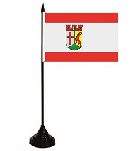 U24 Tischflagge Berlin Tempelhof-Schöneberg Fahne Flagge Tischfahne 10 x 15 cm von U24