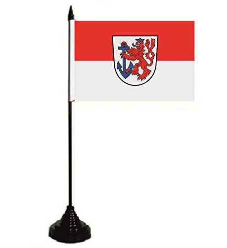 U24 Tischflagge Düsseldorf Fahne Flagge Tischfahne 10 x 15 cm von U24