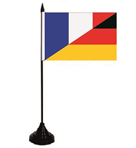 U24 Tischflagge Frankreich-Deutschland Fahne Flagge Tischfahne 10 x 15 cm von U24