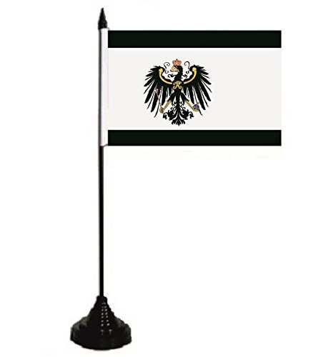 U24 Tischflagge Königreich Preussen Fahne Flagge Tischfahne 10 x 15 cm von U24