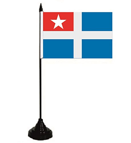 U24 Tischflagge Kreta Fahne Flagge Tischfahne 10 x 15 cm von U24