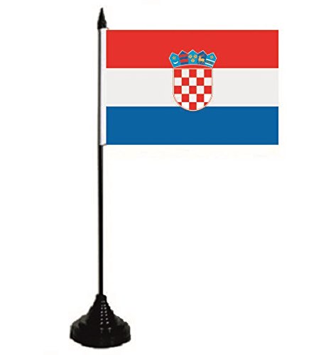 U24 Tischflagge Kroatien Flagge Fahne Tischfahne 10 x 15 cm von U24