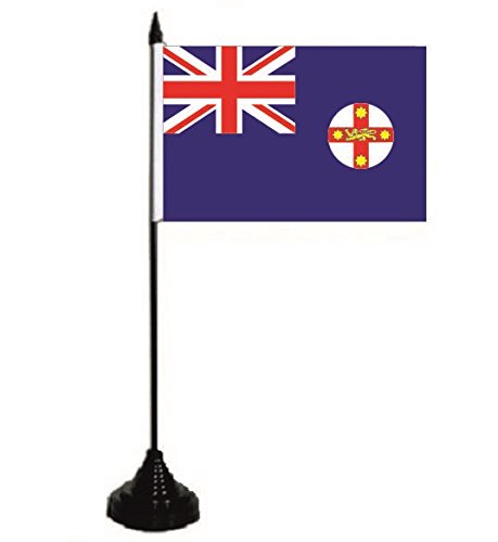 U24 Tischflagge New South Wales Australien Flagge Fahne Tischfahne 10 x 15 cm von U24