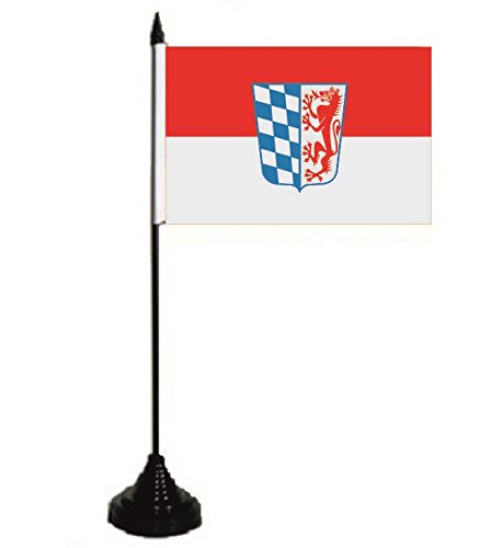 U24 Tischflagge Niederbayern Fahne Flagge Tischfahne 10 x 15 cm von U24