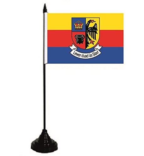 U24 Tischflagge Nordfriesland Fahne Flagge Tischfahne 10 x 15 cm von U24