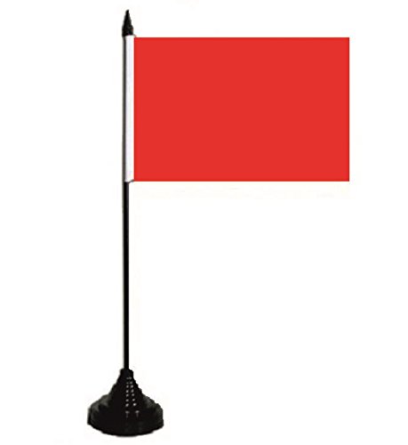 U24 Tischflagge Rot Fahne Flagge Tischfahne 10 x 15 cm von U24