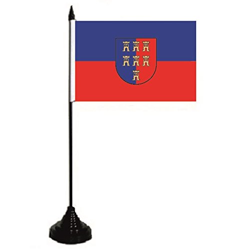 U24 Tischflagge Siebenbürgen Sachsen Fahne Flagge Tischfahne 10 x 15 cm von U24