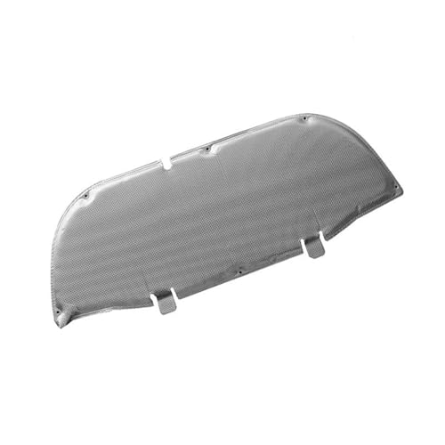 Isolierung für Autos Front Hood Sound Wärmedämmung Pad Schallschutz Baumwolle Sound Trittschalldämmung Pad Für Toyota Für Corolla Für Cross XG10 2022-2024 Dämmmatte Motorhaube(Black+silver) von UAGFDFF