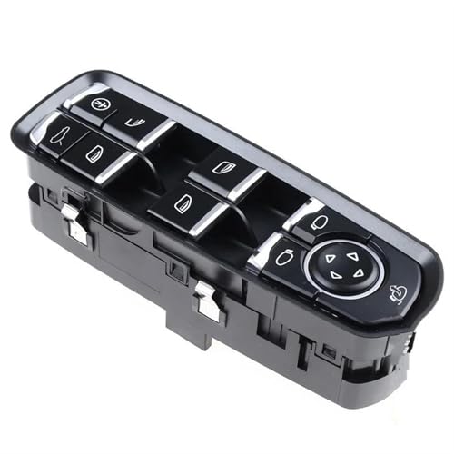 Power Fensterschalter 7PP959858AEDML Elektrischer Fensterheberschalter Auto 7PP959858RDML 7PP959858MDML Für Cayenne Für Macan Für Panamera 2011-2017 Fensterheberschalter(7PP959858MDML) von UAGFDFF