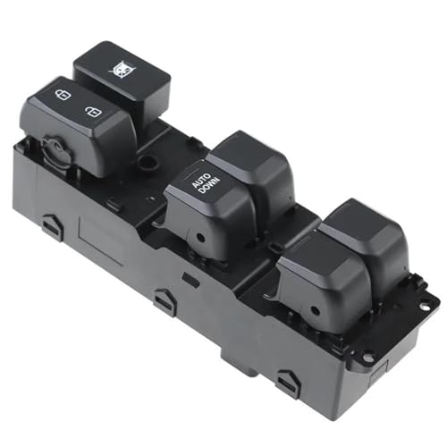 Power Fensterschalter 93570-4X000 Fensterschalterknopf Türglashebersteuerung Auto 935704X000 Für Kia Für Rio K2 (4 Türen) 2011-2016 Für Rio 3 (2 Türen) Fensterheberschalter(4 Door) von UAGFDFF