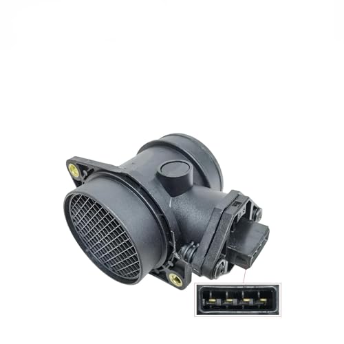 UAGFDFF Ansaugrohr Luftmassenmesser FÜR Jetta LUFTMASSENMESSER Sensor 037906461C 0280217117 221085M 98VW12B529BA MF21085 037906461CX Luftmengenmesser Sensor von UAGFDFF