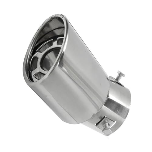 UAGFDFF Auspuffblende Auspuff Auto Auspuff TIPP Runde Edelstahl Rohr für Gran 760Li 320d 135i 335is Roller E36 F30(C) von UAGFDFF