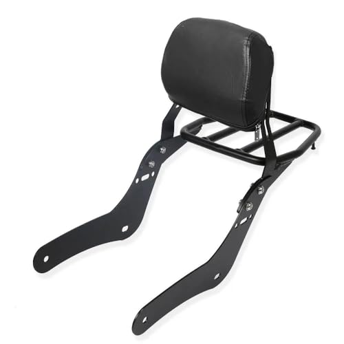 UAGFDFF Für 300 Für 500 Für CMX500 Für CMX300 2017-2023 Rückenlehne Sissy Bar Mit Gepäck Rack Abnehmbare Hinten Passagier Rückenlehne Pad Gepäck Träger Fracht Regal Halter von UAGFDFF