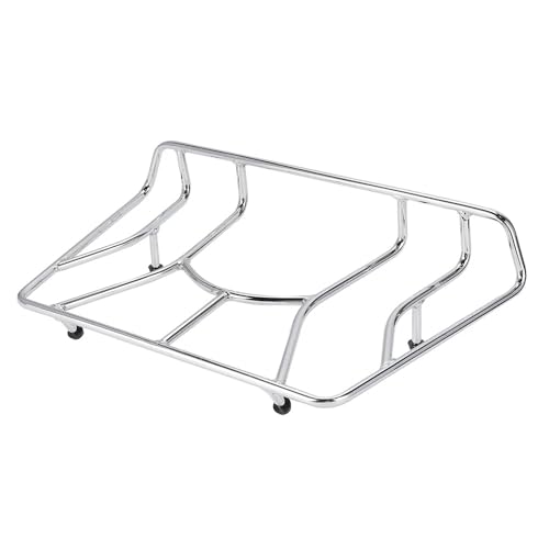 UAGFDFF Für Can-Am Für Spyder Rt Für Sm6 2010-2018 Motorrad Hinten Gepäck Rack Tour Stamm Rack Chrom Stahl Gepäck Träger Fracht Regal Halter von UAGFDFF