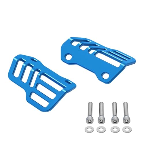 UAGFDFF Für Tenere 700/Für Rally Edition 2019 2020 2021 2022 2023 2024 Motorrad Gepäck Rackless Taschen Binden Klammern Platten Gepäck Träger Fracht Regal Halter(Blau) von UAGFDFF