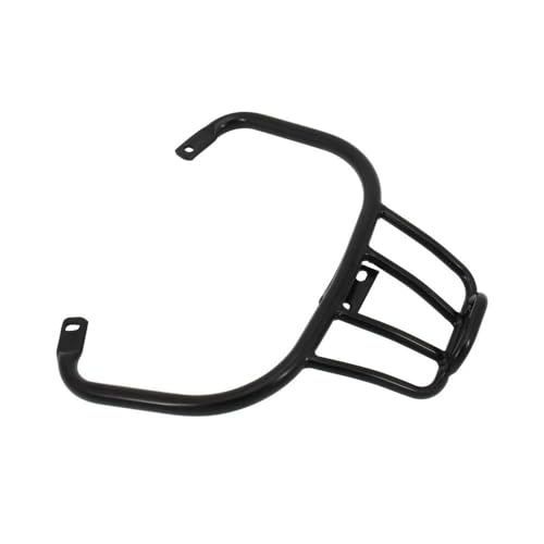 UAGFDFF Für Vespa Für Gts 300 Hintere Halterung Motorrad Sport Gepäckträger Regalträger Hintere Gepäcktasche CNC Aluminium Gepäck Träger Fracht Regal Halter(Schwarz) von UAGFDFF