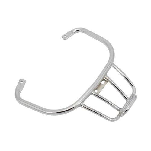 UAGFDFF Für Vespa Für Gts 300 Hintere Halterung Motorrad Sport Gepäckträger Regalträger Hintere Gepäcktasche CNC Aluminium Gepäck Träger Fracht Regal Halter(Silber) von UAGFDFF