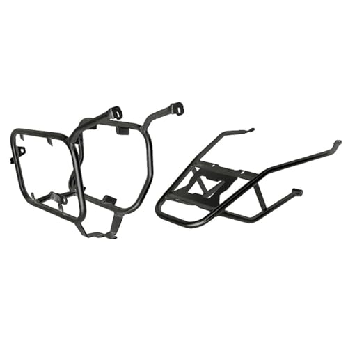 UAGFDFF Für X-ADV750 Für XADV 750 Für XADV750 2021 2022 2023 Motorrad Edelstahl Panniers Rack Hinten Topcase Gepäck Halterung Unterstützung Gepäck Träger Fracht Regal Halter(Schwarz) von UAGFDFF