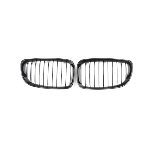 UAGFDFF Gitter 1 Paar Frontnierengrill schwarz glänzend für 1er E81 E82 E87 E88 2007–2011 1 Lamellenlinie Sport Racing Grills Kühler von UAGFDFF