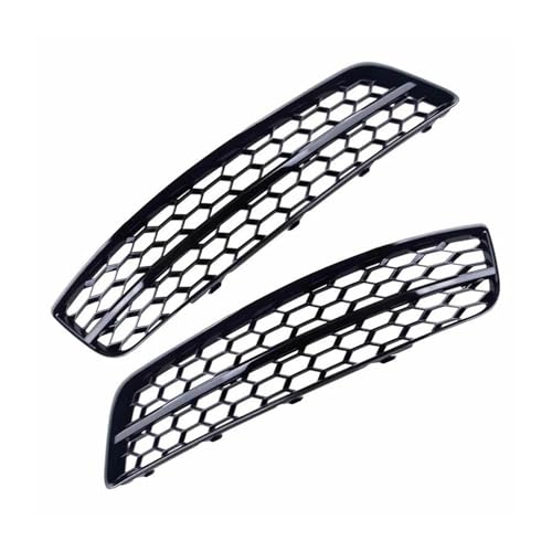 UAGFDFF Gitter 2 stücke Nebelscheinwerfer Kühlergrill Glänzend Schwarz Auto Nebelscheinwerfer Kühlergrill Grill Abdeckung Für A3 8P 2009 2010 2011 2012 2013 Kühler(2pcs A) von UAGFDFF