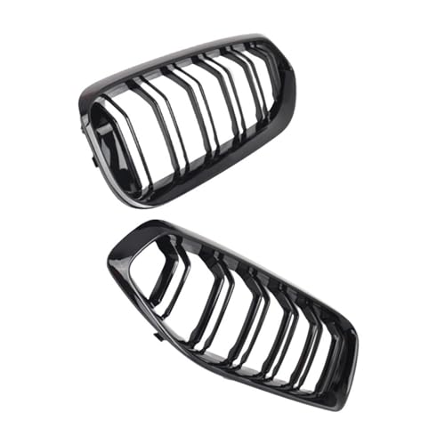 UAGFDFF Gitter 2PCS Auto Niere Haube Kühlergrill Front Stoßstange Racing Grills Für Z4 G29 2019-2022 51138091295 51138091296 Kühler(Double Slat Style) von UAGFDFF