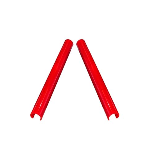 UAGFDFF Gitter 2Pcs Auto Streifen Aufkleber Abdeckung Kühlergrill Zierleisten Für F01 F02 F10 F11 F06 F12 F45 F46 F48 X1 5/6/7 Serie Kühler(Rot) von UAGFDFF