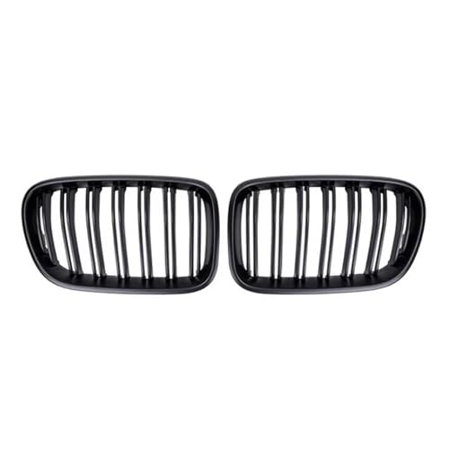 UAGFDFF Gitter ABS Glanz Schwarz Sport Niere Grill für F25 X3 2010 2011 2012 2013 Racing Front Stoßstange Kühler(Matte Black) von UAGFDFF