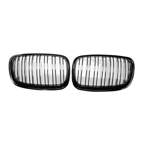 UAGFDFF Gitter Auto Frontstoßstangengrill Schwarz glänzend Nieren-Racing-Grill für X5 E70 X6 E71 2007-2014#51137307599 51137307600 Kühler UAGFDFF Gitter Auto Frontstoßstangengrill Schwarz glänzend Nieren-Racing-Grill für X5 E70 X6 E71 2007-2014#51137307599 51137307600 Kühler von UAGFDFF