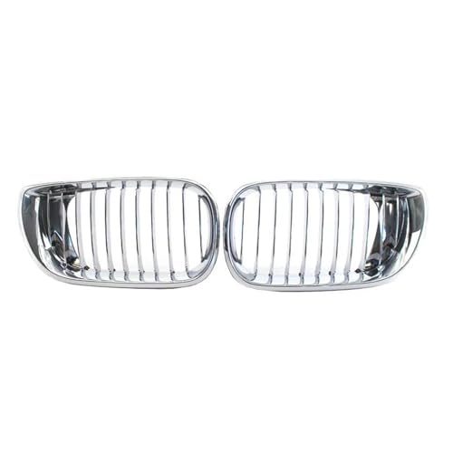 UAGFDFF Gitter Chrom Auto Front Niere Grill Grille Haube Racing Grills Galvanisieren für 3 Serie E46 4 Tür 2002-2005 Kühler von UAGFDFF