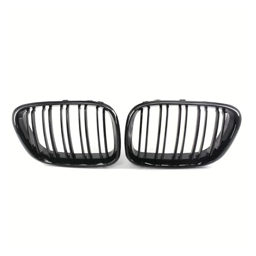 UAGFDFF Gitter Frontgrillgitter Nierengrill Ersatz für X5 E53 1998-2003 Doppellamellen-Renngrill Sport Style Gloss Black Kühler von UAGFDFF
