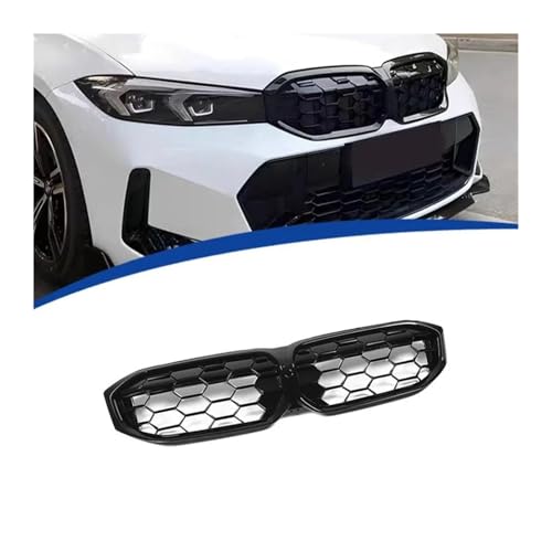 UAGFDFF Gitter Für 3er G20 G21 LCI 330i 325i für M340i 2023-2024 Front Niere Grill Center Grid Mesh Body Kits Tuning Kühler(Schwarz) von UAGFDFF