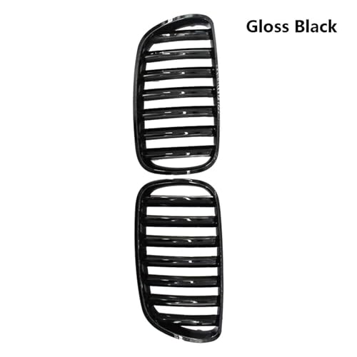 UAGFDFF Gitter Für X3 E83 2007 2008 2009 2010 Auto Kühlergrill Front Stoßstange Niere Grill Racing Grill 51113420087 51113420088 Kühler(Schwarz glänzend) von UAGFDFF