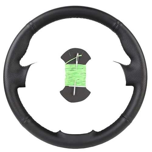 UAGFDFF Lenkradschoner Maßgeschneiderte Auto-Lenkradabdeckung Für Lexus Für IS250 IS250C IS300 IS300C IS350 IS350C F Sport 2005-2011 Leder-Lenkradhülle Lenkradabdeckung(Green Thread) von UAGFDFF