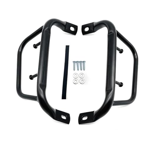 UAGFDFF Motorrad Fuß Pedal Gepäck Rack Halterung Fit Für Vespa Für Sprint Für Primavera 50 125 150 2014-2022 2021 Halter Unterstützung Gepäck Träger Fracht Regal Halter(Schwarz) von UAGFDFF