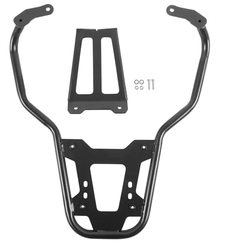 UAGFDFF Motorrad Hinten Gepäck Rack Für Vespa Für GTS 300 Für GTS-300 2022 2021 Fracht Halter Regal Halterung Schwarz Gepäck Träger Fracht Regal Halter von UAGFDFF
