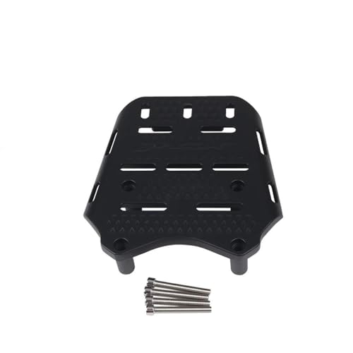 UAGFDFF Motorrad-Hintere Aufbewahrungsbox Gepäckträger Für PCX 125 150 Für PCX150 Für PCX125 2014-2020 Unterstützung Frachthalter Regalhalterung Gepäck Träger Fracht Regal Halter(Schwarz) von UAGFDFF