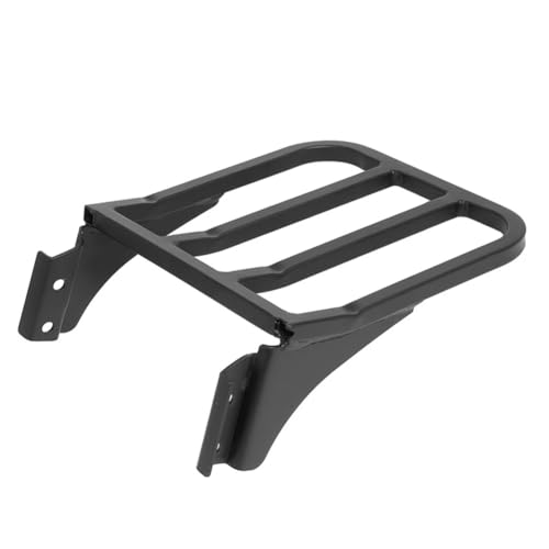 UAGFDFF Motorrad Modifikation Gepäckträger Starke Stahl Rack Bar 10 Pfund Maximale Last Bar Rückenlehne Gepäck Träger Fracht Regal Halter(Schwarz) von UAGFDFF