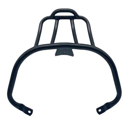 UAGFDFF Passend Für Vespa Für Sprint Für Primavera 125 150 2014-2022 Heckstoßstange Beifahrersitzgriff Haltegriffschiene Gepäckträgertasche Bücherregal Gepäck Träger Fracht Regal Halter(Schwarz) von UAGFDFF