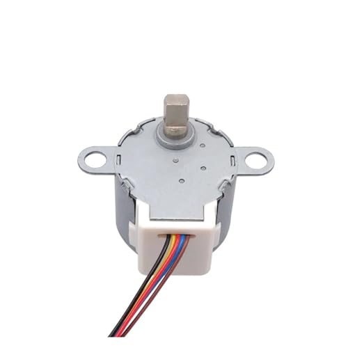 UAMOU DC Schrittmotor 24BYJ48 5 V 2 W Schritt Getriebe Motor for Heizung Schütteln Kopf Handy Halterung Fan Schütteln Kopf Motor 6 RPM Cheerfully (Size : 5V) von UAMOU