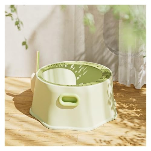 Katzentoilette, Offene Katzentoilette mit Schaufel, leicht zu reinigen und for Kaninchen zu installieren Katzentoilette(Green) von UANFHWZF