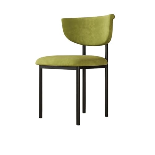UANFHWZF Esszimmerstühle Esszimmerstuhl aus Samt mit Metallbeinen for Küche, Wohnzimmer(Green) von UANFHWZF