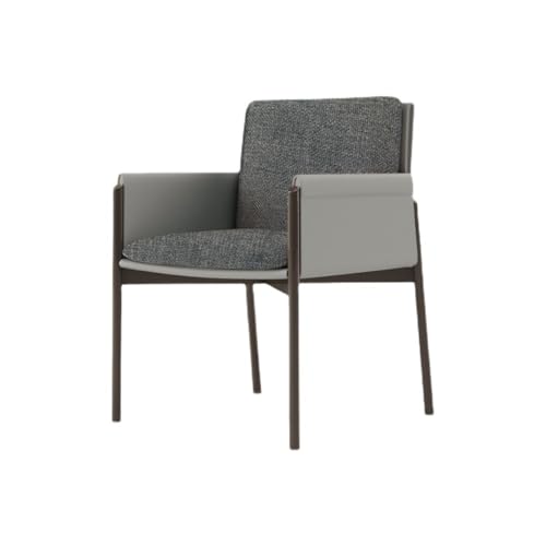 UANFHWZF Esszimmerstühle Esszimmerstuhl mit Metallbeinen for Küche, Wohnzimmer im modernen Stil(Gray) von UANFHWZF