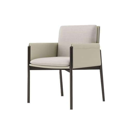 UANFHWZF Esszimmerstühle Esszimmerstuhl mit Metallbeinen for Küche, Wohnzimmer im modernen Stil(White) von UANFHWZF