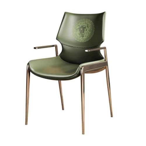 UANFHWZF Esszimmerstühle Mid Century Modern Esszimmerstühle aus Kunstleder, Retro-Akzent-Sessel for Küche und Schlafzimmer von UANFHWZF