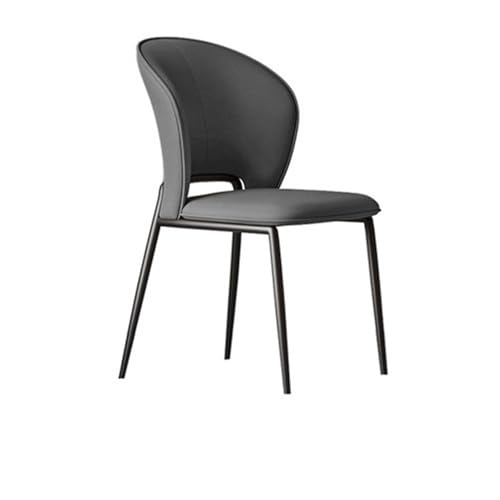 UANFHWZF Esszimmerstühle Moderner Esszimmerstuhl mit Kunstrückenlehne for Zuhause, Restaurant und Hotel(Gray) von UANFHWZF