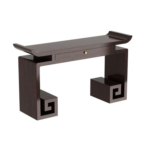 UANFHWZF Konsolentisch, Konsolentisch aus Massivholz for Wohnzimmer, Flur und hinter dem Sofa Tisch(S) von UANFHWZF