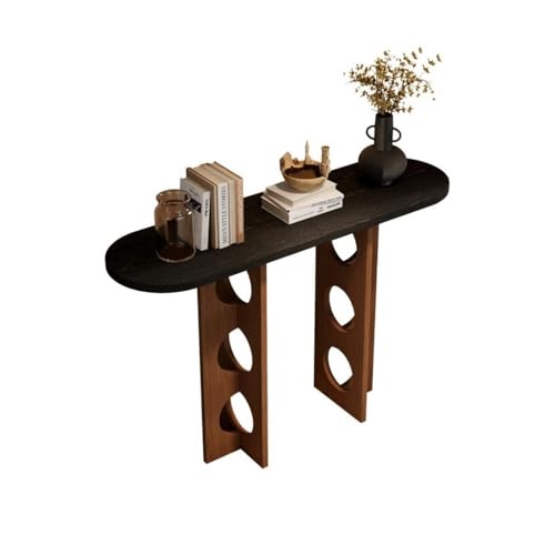 UANFHWZF Konsolentisch, Minimalistischer schmaler Eingangstisch, platzsparender moderner Konsolentisch mit Stauraum Tisch(140cm) von UANFHWZF
