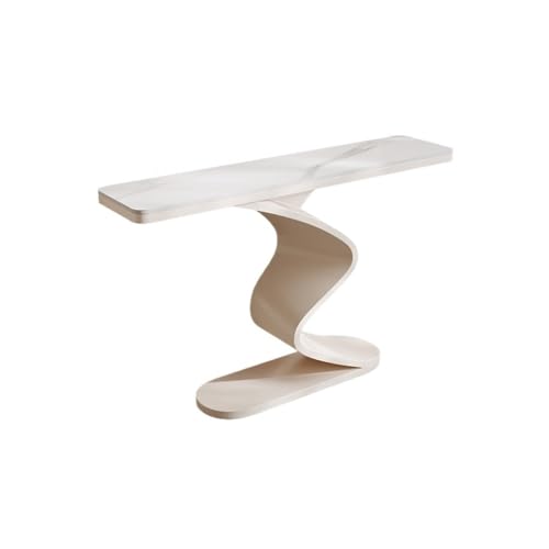 UANFHWZF Konsolentisch, Moderner Konsolentisch for den Eingangsbereich, Elegante Flurmöbel von Door Tisch(White,100cm) von UANFHWZF