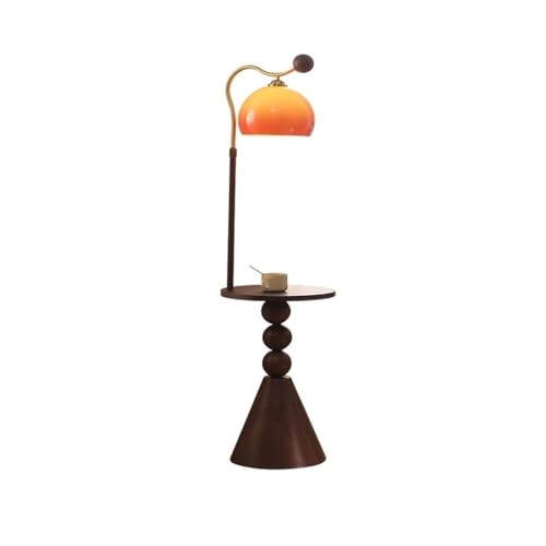 UANFHWZF Stehlampen Moderne Stehlampe mit Beistelltisch und Aufladung, Schlafzimmer-Wohnzimmerleuchte von UANFHWZF